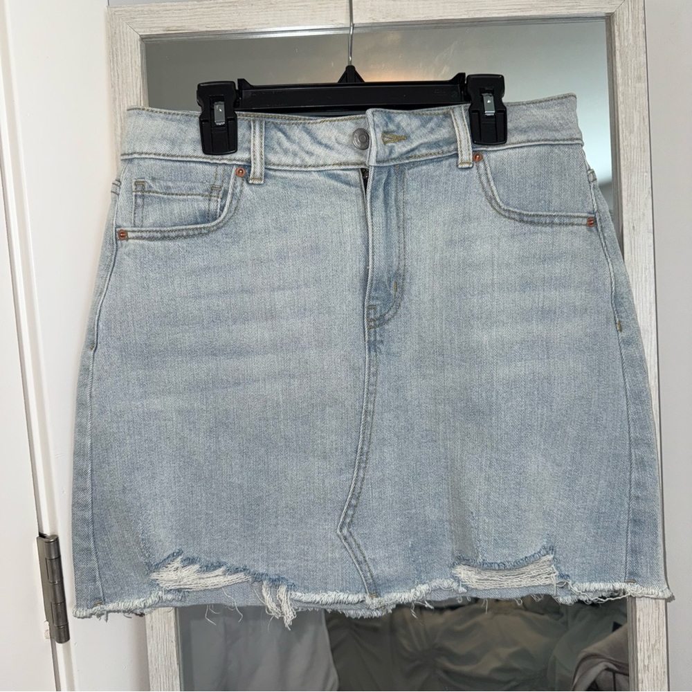 Denim Mini Skirt